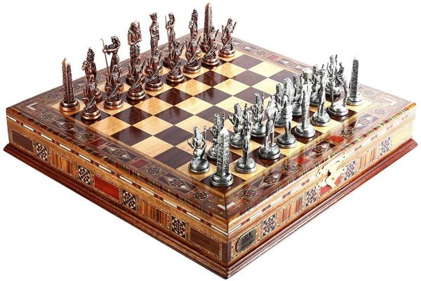 ajedrez egipcio de cobre